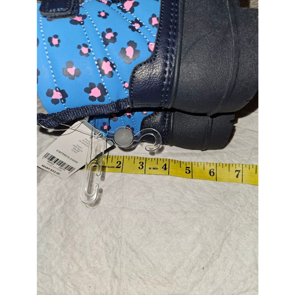 Carter's Deltha Winter Snow Boots Girls Size 8 Baby Toddler Blue Pink NEW - Picture 12 of 12
